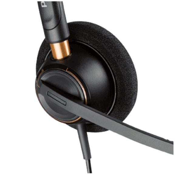 Plantronics EncorePro HW510 Monaural Over-the-Head Headset w/QD Cord - Picture 5 of 8